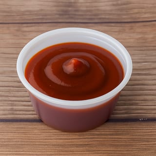 Cup of Spicy BBQ Sauce